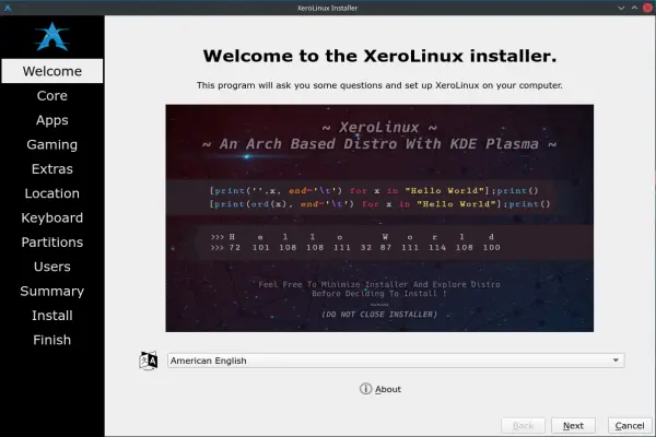 XeroLinux - Welcome